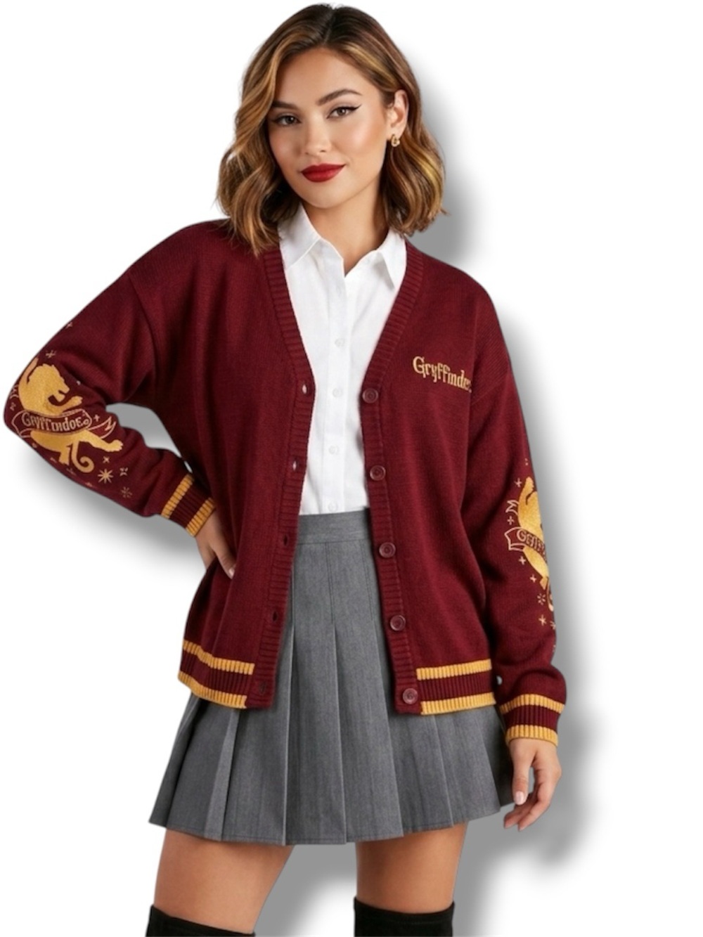 Harry Potter Gryffindor Skimmer Cardigan (X- Large)